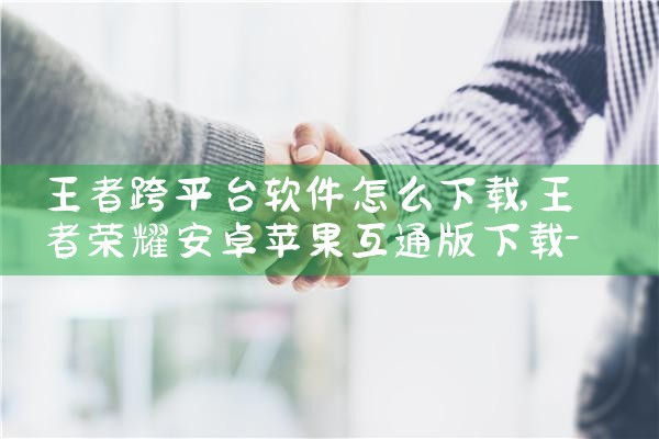 王者跨平台软件怎么下载|糖心Vlog